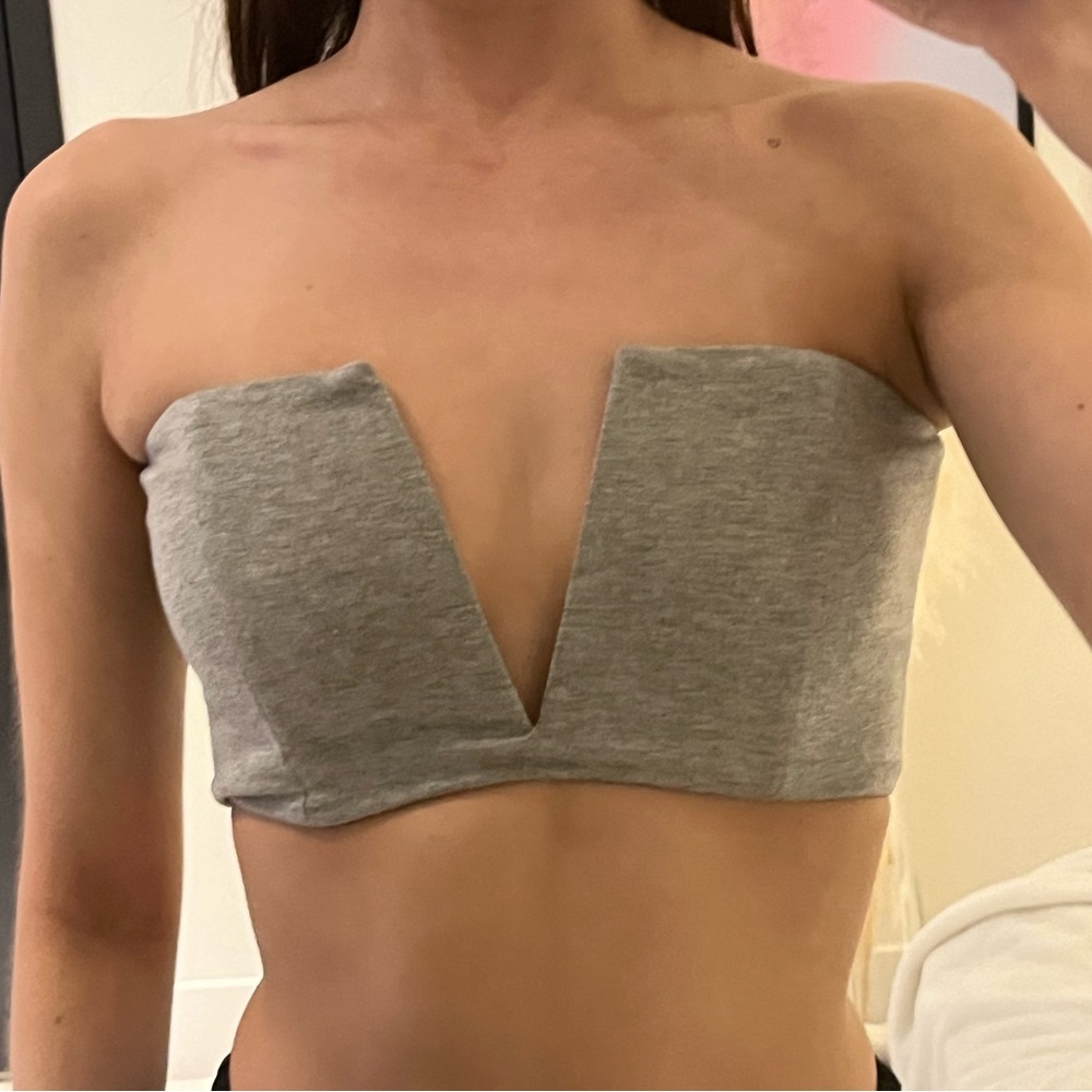 V-Neck Bandeau Top